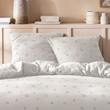 Parure de lit Gaze de coton Fleurettes