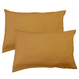 Lot de 2 Taies d'oreiller Gaze de coton