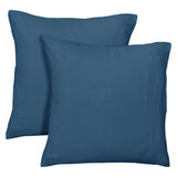 Lot de 2 Taies d'oreiller Gaze de coton