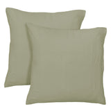 Lot de 2 Taies d'oreiller Gaze de coton