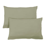 Lot de 2 Taies d'oreiller Gaze de coton