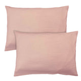 Lot de 2 Taies d'oreiller Gaze de coton