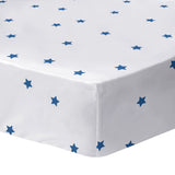 Drap housse Nuit Etoilée Bleu/blanc