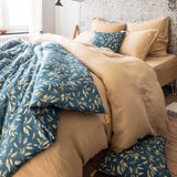 Édredon imprimé à motif végétal, FEUILLAGE