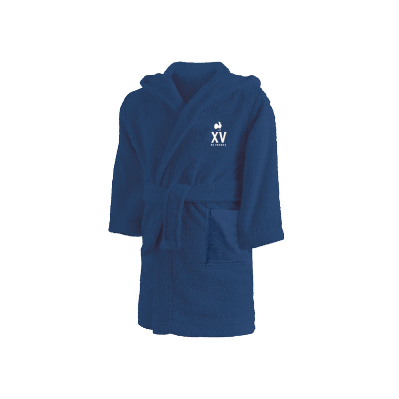 FFF Champions du Monde Peignoir Enfant | 100% Coton | OEKO-TEX | Taille 6-8 ans | Bleu FFF Champions du Monde Peignoir Enfant | 100% Coton | OEKO-TEX | Taille 6-8 ans | Bleu