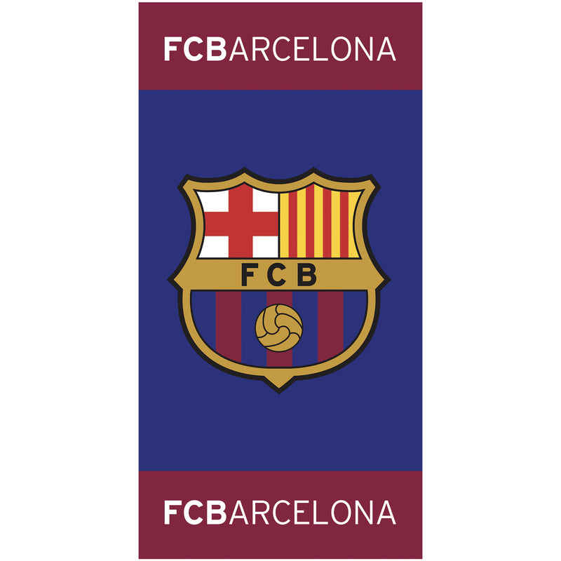 Drap de plage FC Barcelona Logo