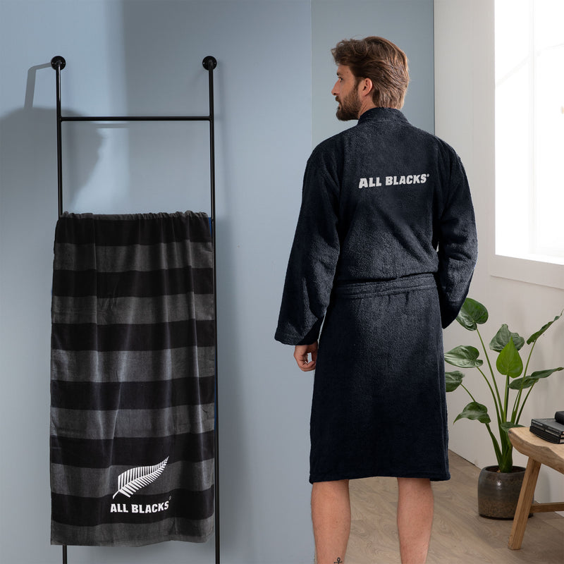 Peignoir adulte Bouclette Capuche All Blacks New Zealand Omydream