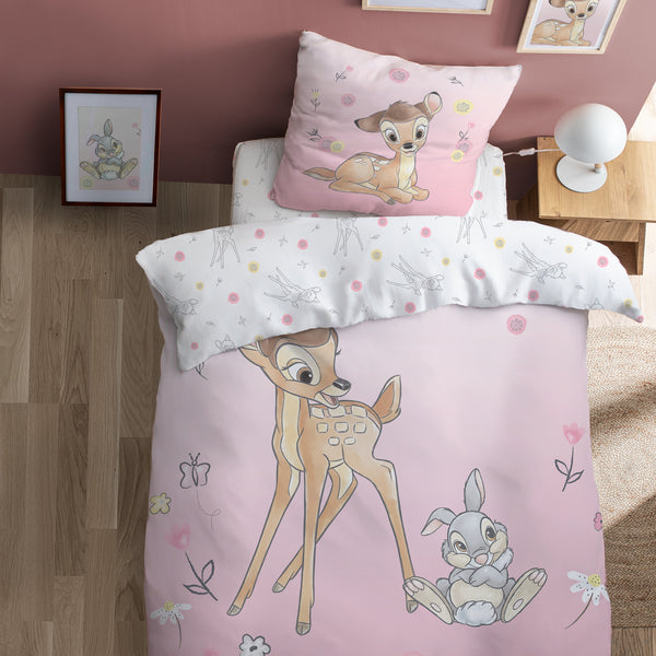 Parure de lit Disney Home Bambi Flowers