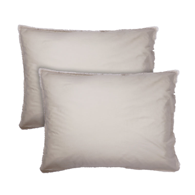 Taies d'oreiller Coton Lavé